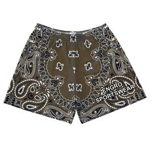 Shorts en maille à cordon de serrage, fabriqués directement au Pakistan, pour le basketball, tricotés, style printemps - Product Image 1