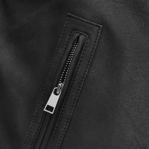 Chaqueta de Cuero para Hombre con Logotipo Personalizado, al Mejor Precio, Duradera, Nuevo Estilo, Chaquetas de Cuero con Logotipo Personalizado para Hombre, Resistentes al Viento - Product Image 5