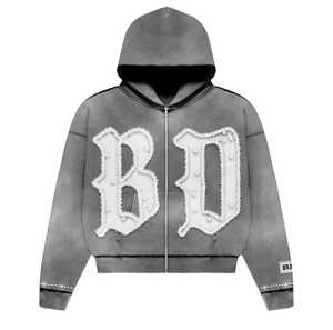 Acid Wash Hoodie Mineral wash hoodie supplier Heavyweight fleece hoodie <b>Retro</b> acid wash sweatshirt Baggy fit acid - Product Image 6