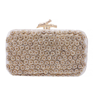 Monedero con asa de perla bordada, bolso de mujer, bolso de boda con cordón, bolso indio, venta caliente en Bahrein, Dubái, POR ARTESANÍA DE LUJO - Product Image 1