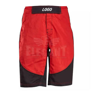 Elegantes deportes mejor calidad tallas grandes hombres MMA Fighting Shorts ropa de abrigo de cintura media con patrón sólido hombres ropa para luchar - Product Image 1