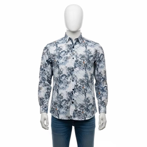 Breathable Dobby Fabric <b>Men</b> <b>Shirt</b> Soft Lightweight Digital Printing Casual Wear Comfortable Daily Use Fashion Clothing Supplier - Product Image 1