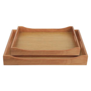 Plateaux de service en bois de luxe personnalisés pour restaurant, viande, petits bonbons, service de nourriture, rangement - Product Image 2