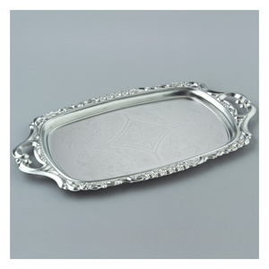 Bandejas de servicio de metal de tendencia superior para utensilios de cocina, artículos de comedor, artículos de bar en pulido de alta calidad para exportar desde la India - Product Image 2