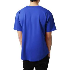 Camiseta de béisbol azul de secado rápido personalizada, ropa deportiva transpirable de talla grande con estampado de sublimación en venta, ropa de Softbol - Product Image 5