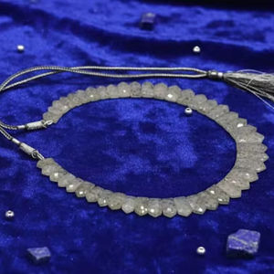 Collier ras du cou facetté Herkimar de qualité AAA avec chaîne pour bijoux de fête, pierre précieuse naturelle - Product Image 1