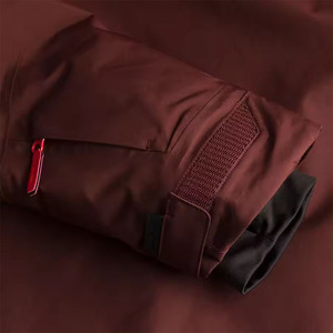 Chaqueta de invierno de concha suave personalizada de alta calidad, tela transpirable con capucha, cuello levantado, ropa de calle alta, cazadora fabricada en la parte superior - Product Image 3