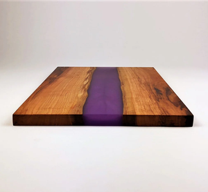 Planche à découper en bois et résine Planche à découper époxy en bois d'acacia et résine Accessoires de cuisine Planche à découper - Product Image 1