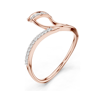 Anillo de Diamante de Laboratorio de 0.092 CT para Mujer, Claridad VVS-VS EF, Oro de 18KT, 14KT, 10KT y Plata 925, Oro Rosa, Amarillo y Blanco - Product Image 4