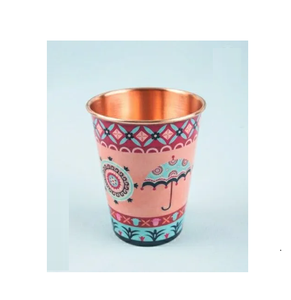 Verre en cuivre enfant bière servant des pièces de conception martelées de verre à vin de luxe et taille personnalisée avec vente - Product Image 1