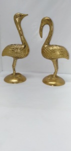 Sculpture d'oiseau hibou en argent moderne, design Art déco, artisanat en aluminium, décoration de maison écologique, ornement de table - Product Image 5