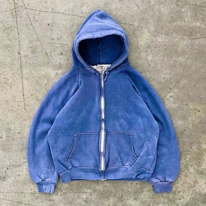 Vente en gros Sweats à capuche épais 100% coton 6XL pour hommes, avec logo personnalisé, fermeture éclair à l'épaule thermique délavé à l'acide, polaire de haute qualité - Product Image 1