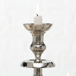 Excluisive Design Vintage New Arrival Metal Aluminum <b>Tall</b> Size Candelabra 5 Arm <b>Candle</b> Holder Silver Finished Wedding Tabletop - Product Image 6