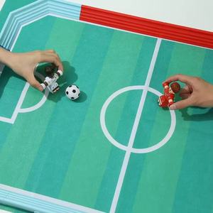 Mini table de baby-foot Jeux de société pour enfants et adultes Jeux de table d'intérieur avec 2 marionnettes à doigts - Product Image 4