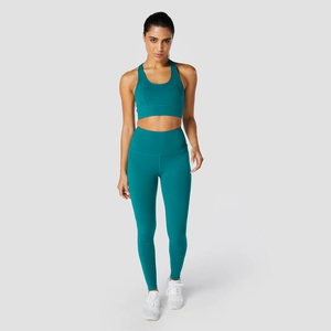 Vente en gros de tissu personnalisé en Nylon pour femmes, vêtements de Sport, grande taille, Legging de Yoga d'été, soutien-gorge, ensembles de Fitness - Product Image 5