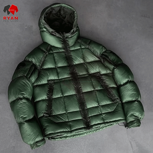 เสื้อแจ็คเก็ตพัฟเฟอร์ฤดูหนาวแบบกำหนดเอง Ryan Pro Gear สำหรับผู้ชาย แบบมีซิปและฮู้ด พร้อมโลโก้แบบกำหนดเองที่ด้านหน้า - Product Image 3