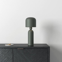 Lampe de table en métal de style européen de haute qualité, écologique, AC/DC, à commande tactile, à intensité variable, lampe de chevet décorative pour la maison et le bureau 20