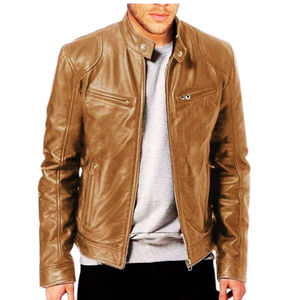 Veste en cuir formelle unisexe personnalisée imperméable respirant enduit écologique Vêtements d'extérieur d'hiver - Product Image 5