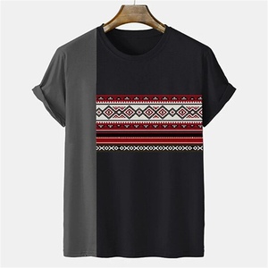 เสื้อยืดแขนสั้นสำหรับฤดูร้อนเสื้อยืดแฟชั่นลำลองพิมพ์ลายออกแบบได้ตามต้องการ - Product Image 3