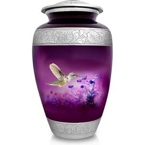 โกศโมเดิร์นทำด้วยมือสำหรับผู้ใหญ่ขี้เถ้าตกแต่งรูปกวางสำหรับงานศพชายและหญิงจากอินเดีย - Product Image 3