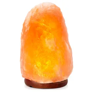 도매 고품질 100% 천연 히말라야 소금 램프, 조광기 스위치가있는 파키스탄 천연 크리스탈 록 스톤 핑크 소금 램프