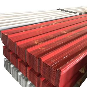 Kunden spezifische farb beschichtete Zink Wellblech Dach platte 0,45mm Günstige Metall farbe Dach platte - Product Image 3