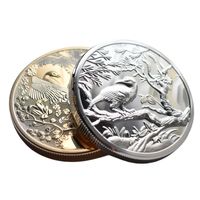 Pièces de monnaie en émail métallique personnalisées, cadeaux en or et en argent