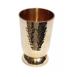 Verre en laiton martelé pour l'eau potable verre en cuivre pour hôtel nouveau Look verre en métal pour boire gobelet en cuivre en gros - Product Image 1