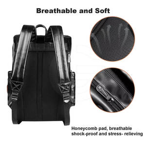 Waterproof Sublimation Leather <b>Backpacks</b> Latest Design Wholesale Leather <b>Backpacks</b> Stylish Leather <b>Backpack</b> - Product Image 6