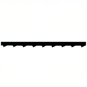 HAUNSTETTER No. 9 (Cuchillas) de sierra de dientes blancos gruesos de 13 cm de longitud para manualidades en madera, plástico y bambú, 12x12=144 piezas - Product Image 3