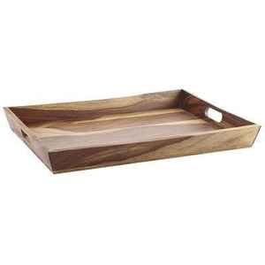 ถาดเสิร์ฟอาหารทำจากไม้อะคาเซียถาดไม้ธรรมชาติ - Product Image 2