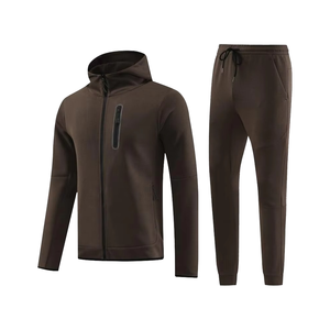 ชุดเสื้อผ้าลำลองมีฮู้ดกีฬาสำหรับผู้ชายชุดวอร์มพิมพ์ลายระบายอากาศสำหรับปีนเขากลางแจ้งไซส์ใหญ่พิเศษ - Product Image 6