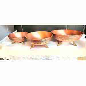 Bol à mélanger en cuivre de haute qualité avec couvercle Évier artisanal pour le camping Métal durable-Très demandé en Inde Prix raisonnable - Product Image 6