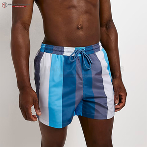 Pantalones cortos de tabla de correr con logotipo personalizado, entrenamiento de sudor, entrenamiento, Fitness, deportes atléticos, poliéster, pantalones cortos de tabla de gimnasio informales para hombres - Product Image 5