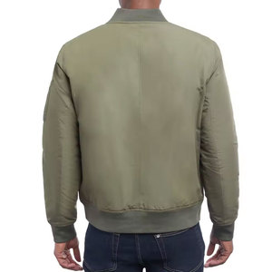 High Street Chaquetas de hombre de Pakistán Venta al por mayor Chaquetas de hombre de diseño Casual Impermeable Chaqueta de bombardero en blanco - Product Image 6