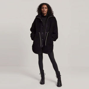 Veste polaire de luxe unisexe pour l'hiver Sherpa 100% coton manches longues micro polaire col montant respirant Logo décoration blanc pour - Product Image 2