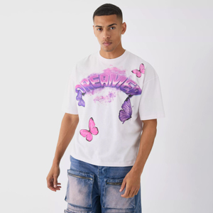 Polos de algodón pesado lavado Vintage para hombre, camiseta de calle antibolitas de manga corta con estampado de gran tamaño - Product Image 1