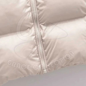 Chaleco acolchado impermeable con cremallera para mujer, de poliéster 100% Material, nuevos chalecos acolchados de invierno a la moda con etiqueta privada - Product Image 3