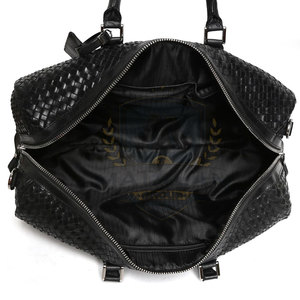 Sac de voyage en cuir de qualité supérieure, grand compartiment principal, poignées robustes, rangement pour les voyages, équipement de fitness, sac de sport en cuir - Product Image 4