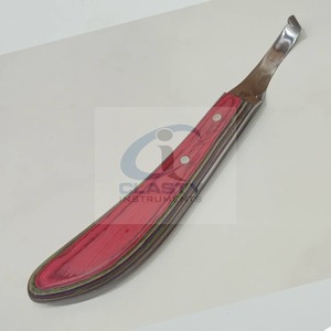 จอบมีดตัดคมด้ามจับไม้เครื่องมือทำจากสเตนเลสมีดกีบม้าปรับแต่งได้ - Product Image 6