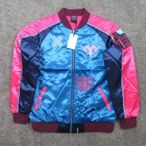 Precio al por mayor Chaquetas de satén con logotipo personalizado Chaqueta de satén transpirable de alta calidad 2024 para hombres - Product Image 1