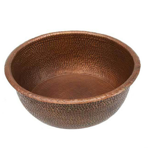 Bol de Massage en cuivre ayurvédique traditionnel pour le rajeunissement de la peau et du corps Massage des pieds Bol en cuivre pour le traitement cosmétique - Product Image 4