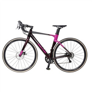 Bicicleta de Carretera de Fibra de Carbono con Frenos de Disco Hidráulicos, 700c, 24 Velocidades, para Ciclismo en Carretera y Todoterreno - Product Image 2
