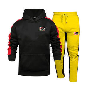 Chándal personalizado multicolor para hombre, ropa deportiva con forro polar, venta al por mayor - Product Image 1