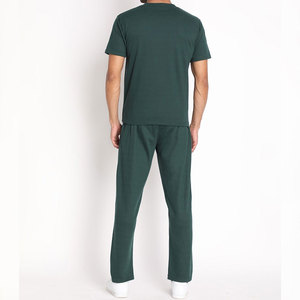 Hot New Arrival Men's <b>T</b> <b>Shirt</b> Trouser Set Comfortable Street Wear for Summer Solid Style Fashionable Look - Product Image 5