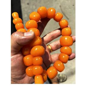 Gland de perles en bois Collier en corne de buffle naturelle Produit indien fait à la main - Product Image 5