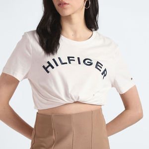 T-shirt pour femme de haute qualité, collection femme, 100% coton, broderie de logo personnalisée, t-shirts fabriqués sur mesure - Product Image 1