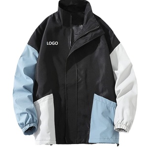 Venta al por mayor al aire libre impermeable senderismo chaqueta personalizada Softshell chaquetas cortavientos más tamaño chaquetas de poliéster con sudaderas con capucha - Product Image 3