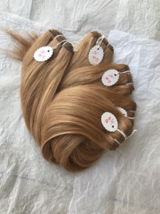 N. ° 12-Cabello Humano Remy Virgen sin procesar, tejido suave y sedoso con número de Color, liso, de un solo donador, brasileño, indio, templo - Product Image 2