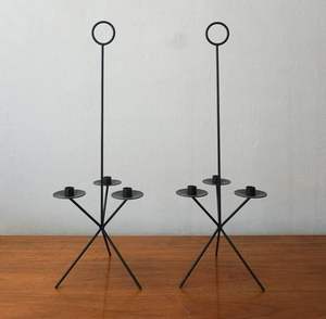 Elegante Candelabro de Metal de 5 Brazos, Candelabro de Hierro Forjado para Bodas, Eventos, Centro de Mesa, Decoración Navideña - Product Image 3